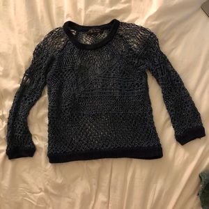 Rag and bone scoop neck sweat shirt